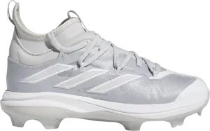 Adidas Adizero Afterburner NWV J 'Light Grey' Cleats, Gray