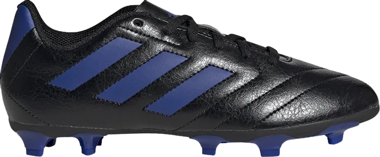 Adidas Goletto 7 FG J 'Black Royal Blue' Boots, Black