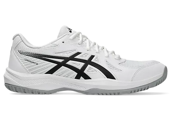 Asics Gel-Upcourt 6 White/Black Men's Court Shoe