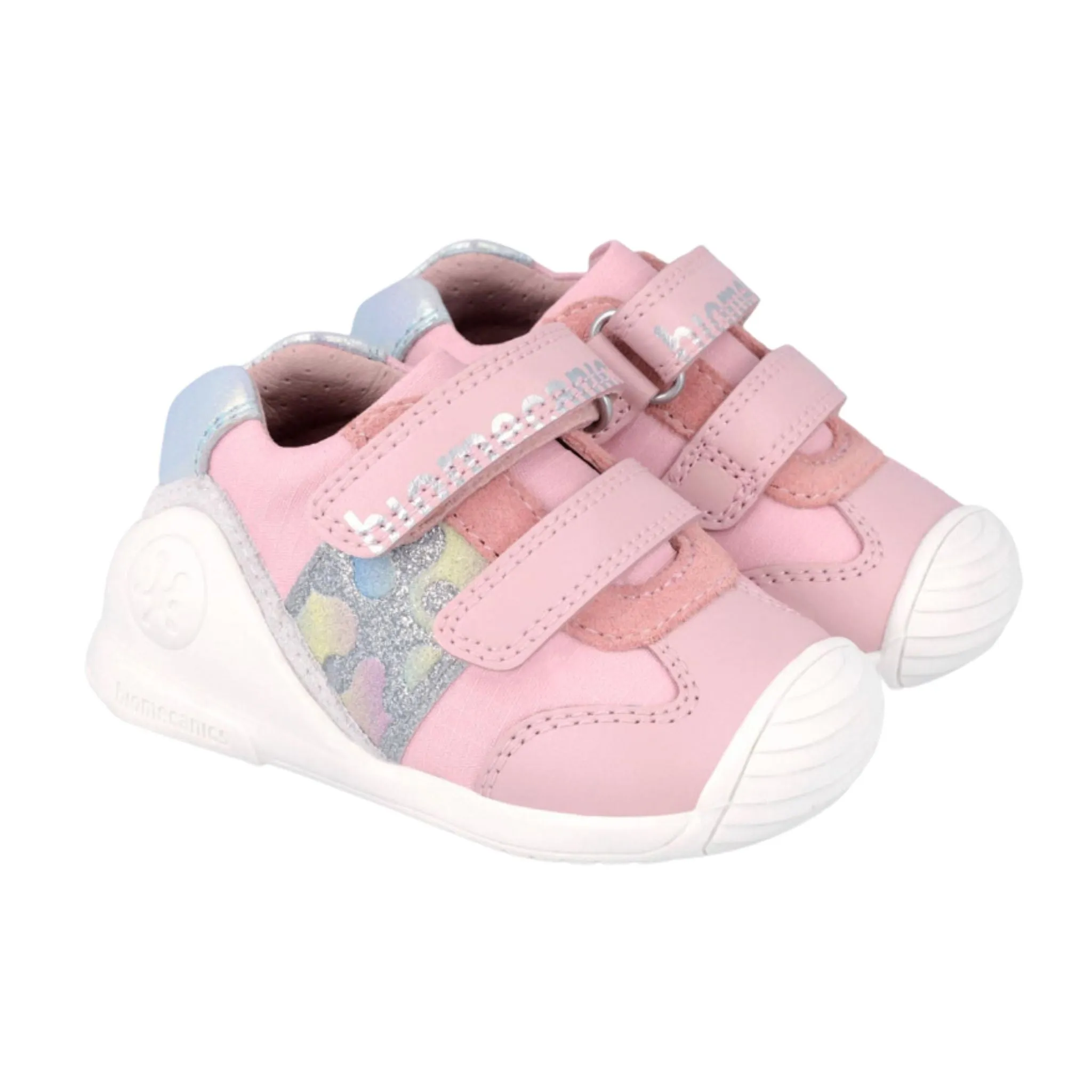 Biogateo Pink Puff Glitter Shoes