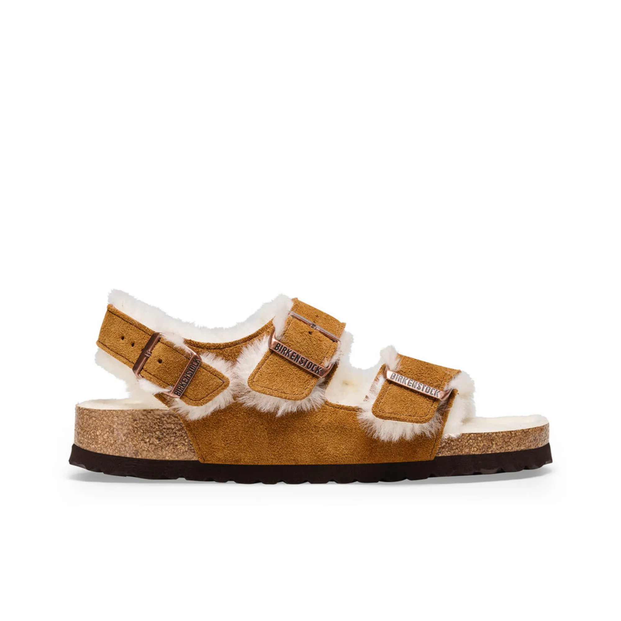 BIRKENSTOCK MILANO SUEDE SHEARLING N (NARROW)