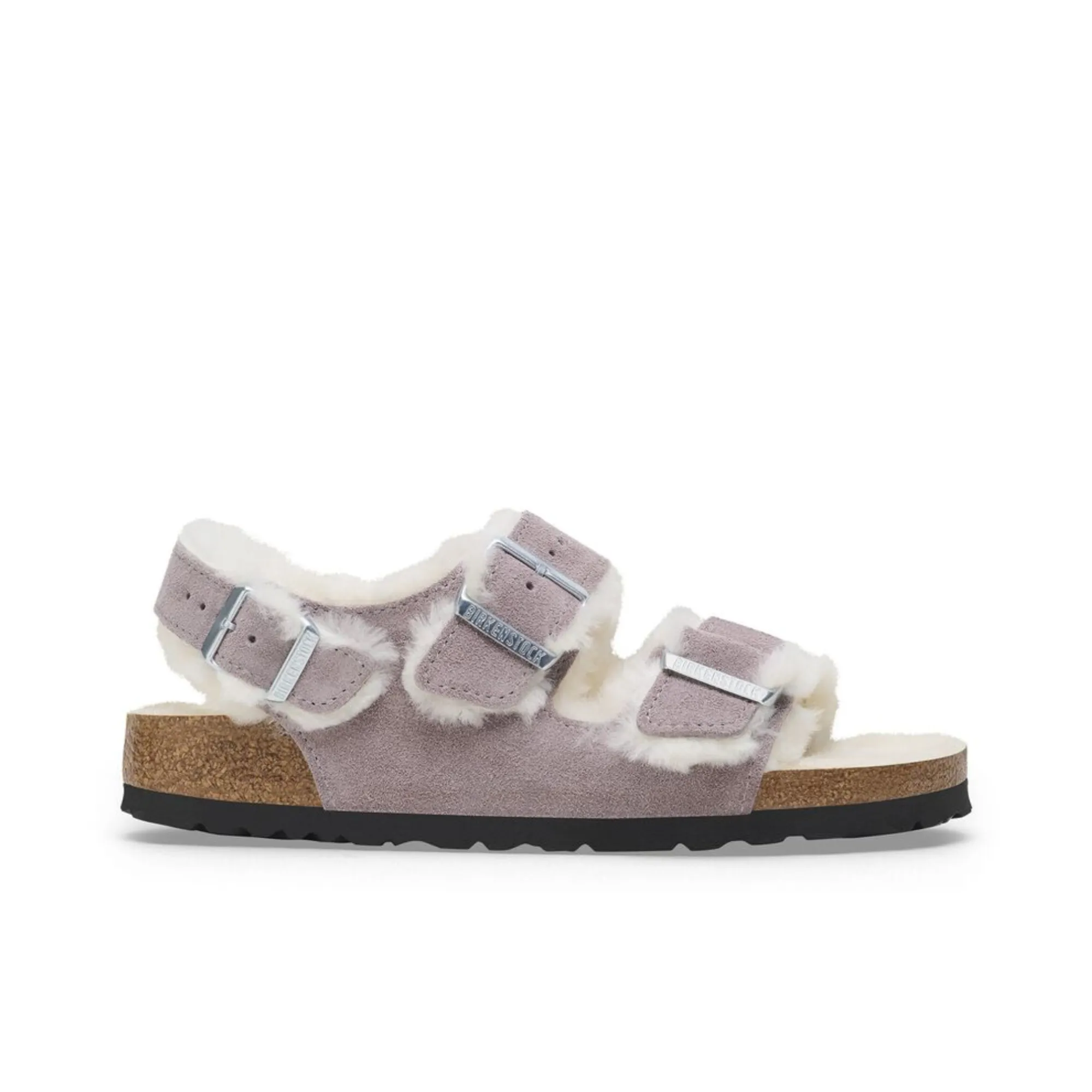 BIRKENSTOCK MILANO SUEDE SHEARLING N (NARROW)