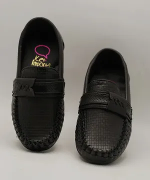 Black Formal Loafers for party for Boys