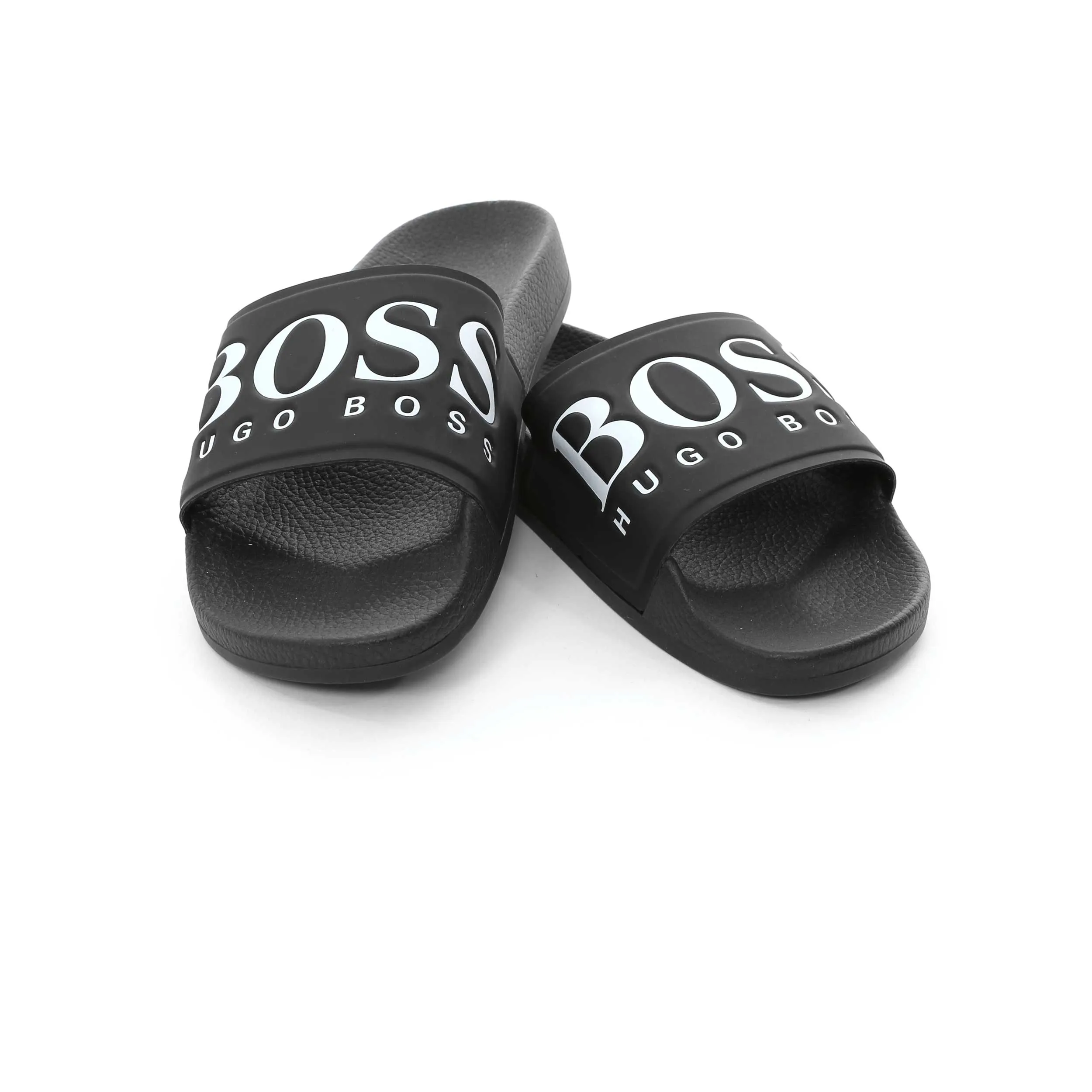 BOSS Solar Slid Logo Sliders in Black & White