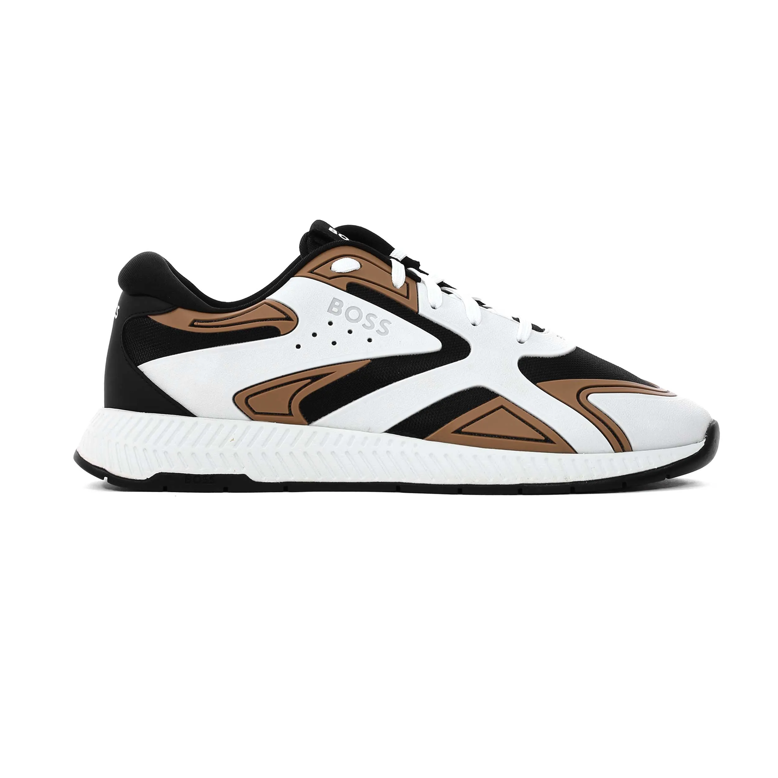 BOSS Titanium Runn thm Trainer in Open Beige