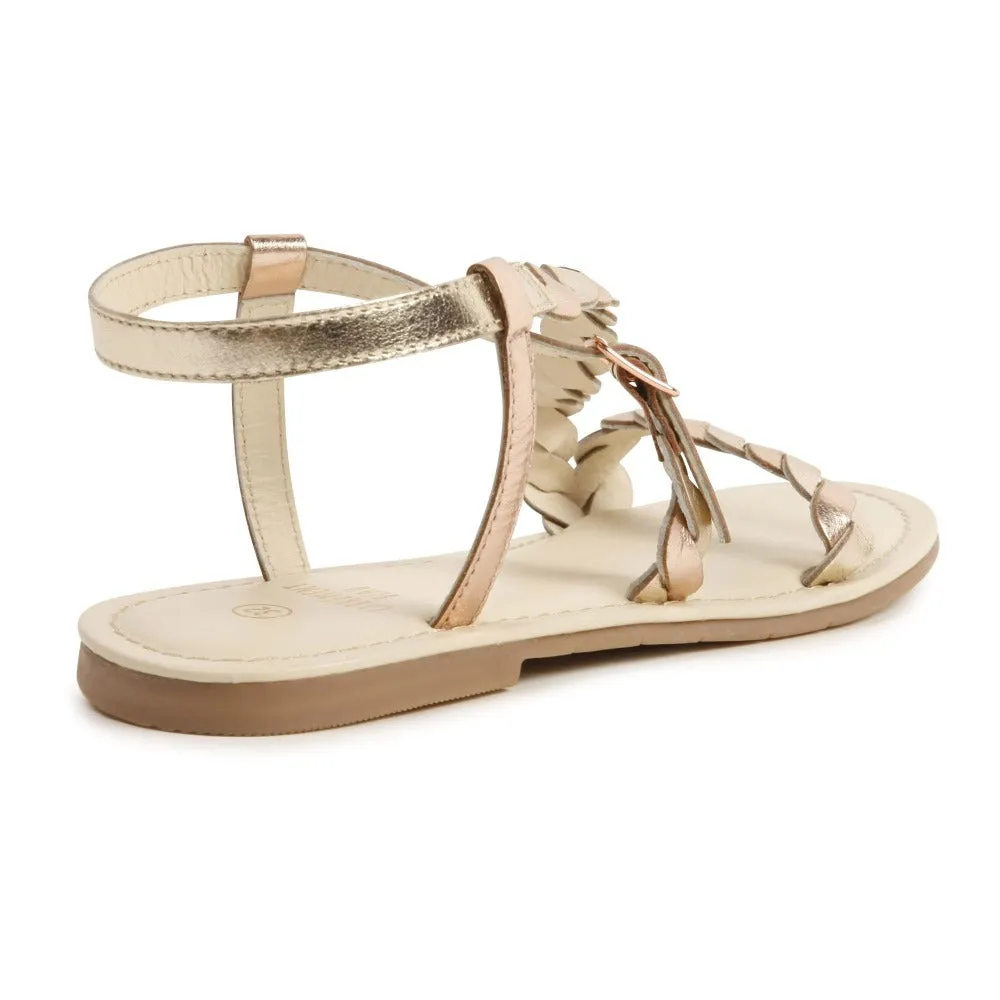 Carrement Beau Gold Sandals