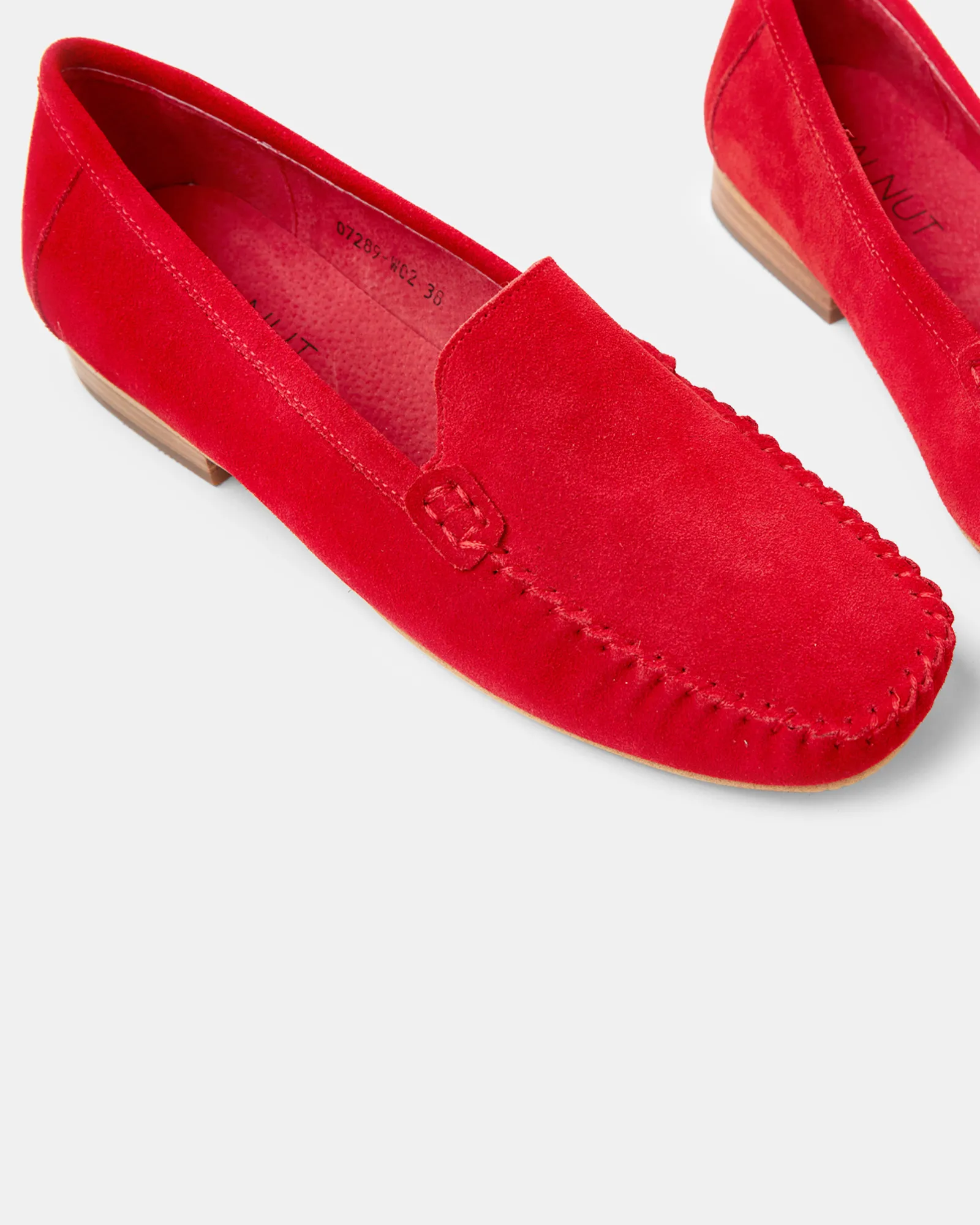 Cigar Suede Loafer - Red