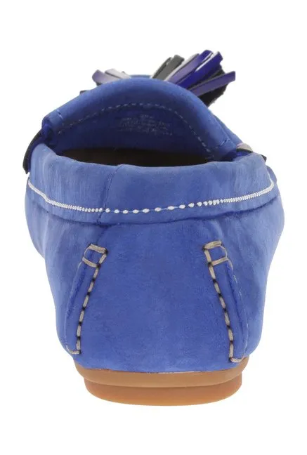 Clarks Evesham Rhythm Electric Blue Womens Moccasins