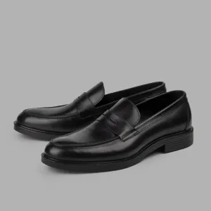 College Loafer Shoes - Black