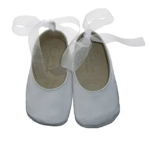 Czarque Baby Ballet Shoes White