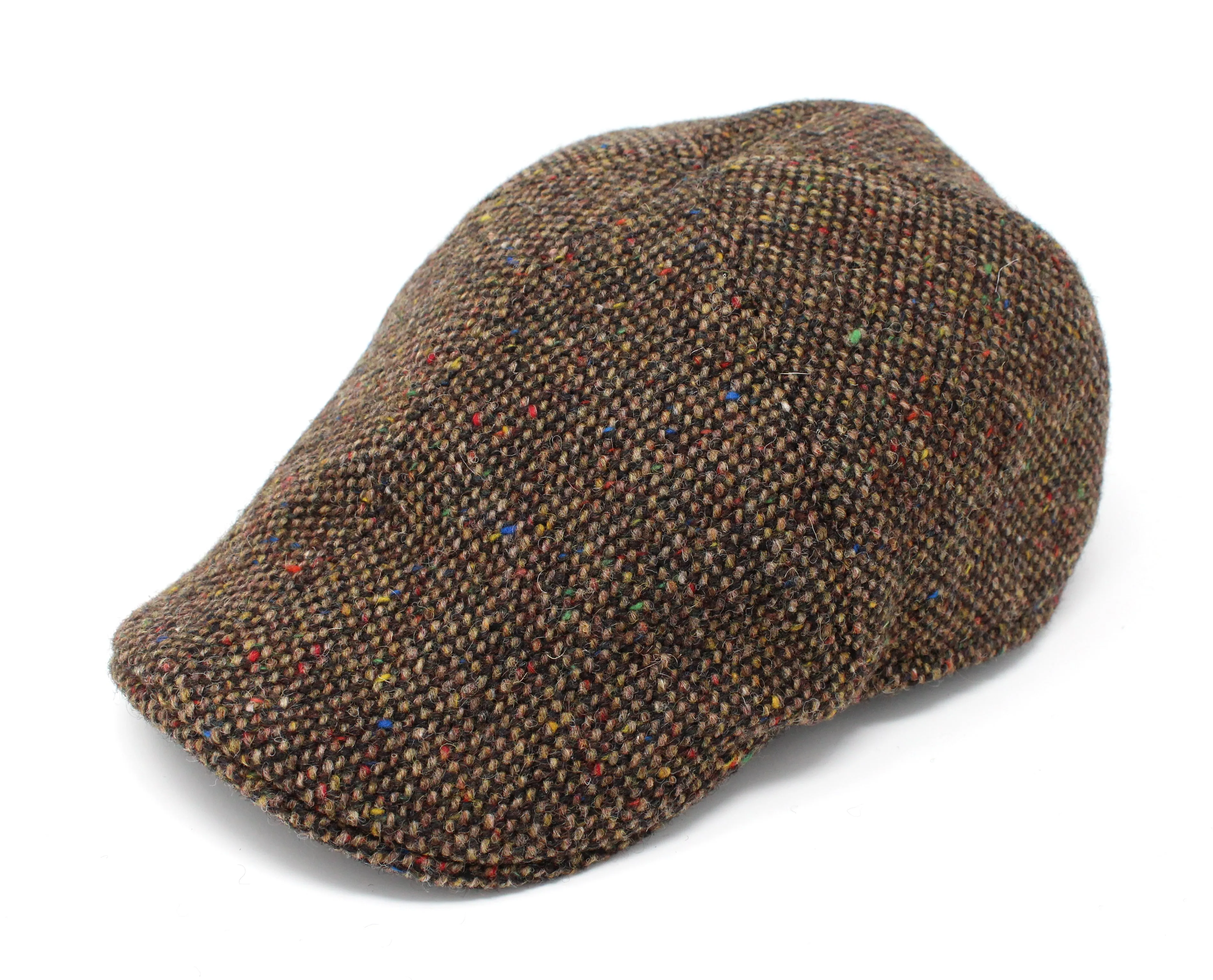 Erin Tweed Cap - Brown Salt & Pepper