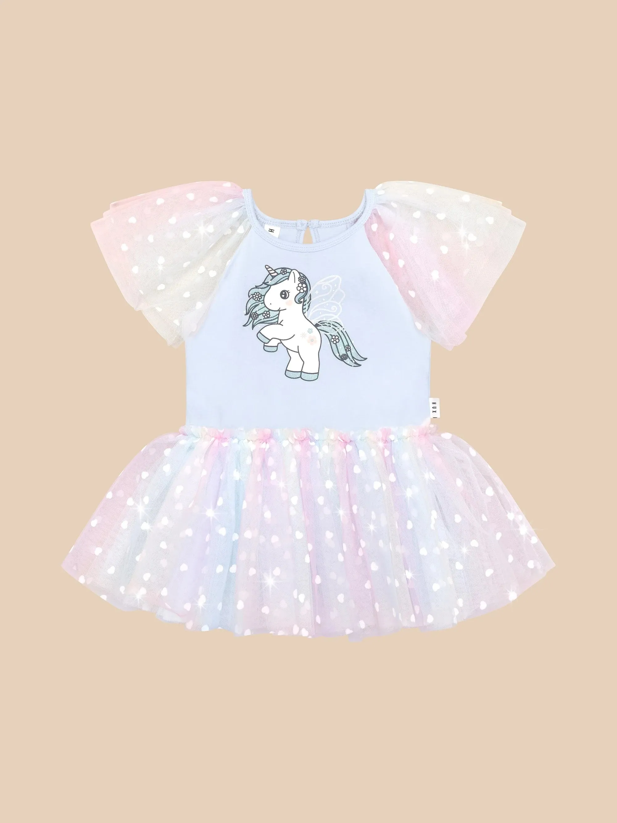 Flutter unicorn ballet dress