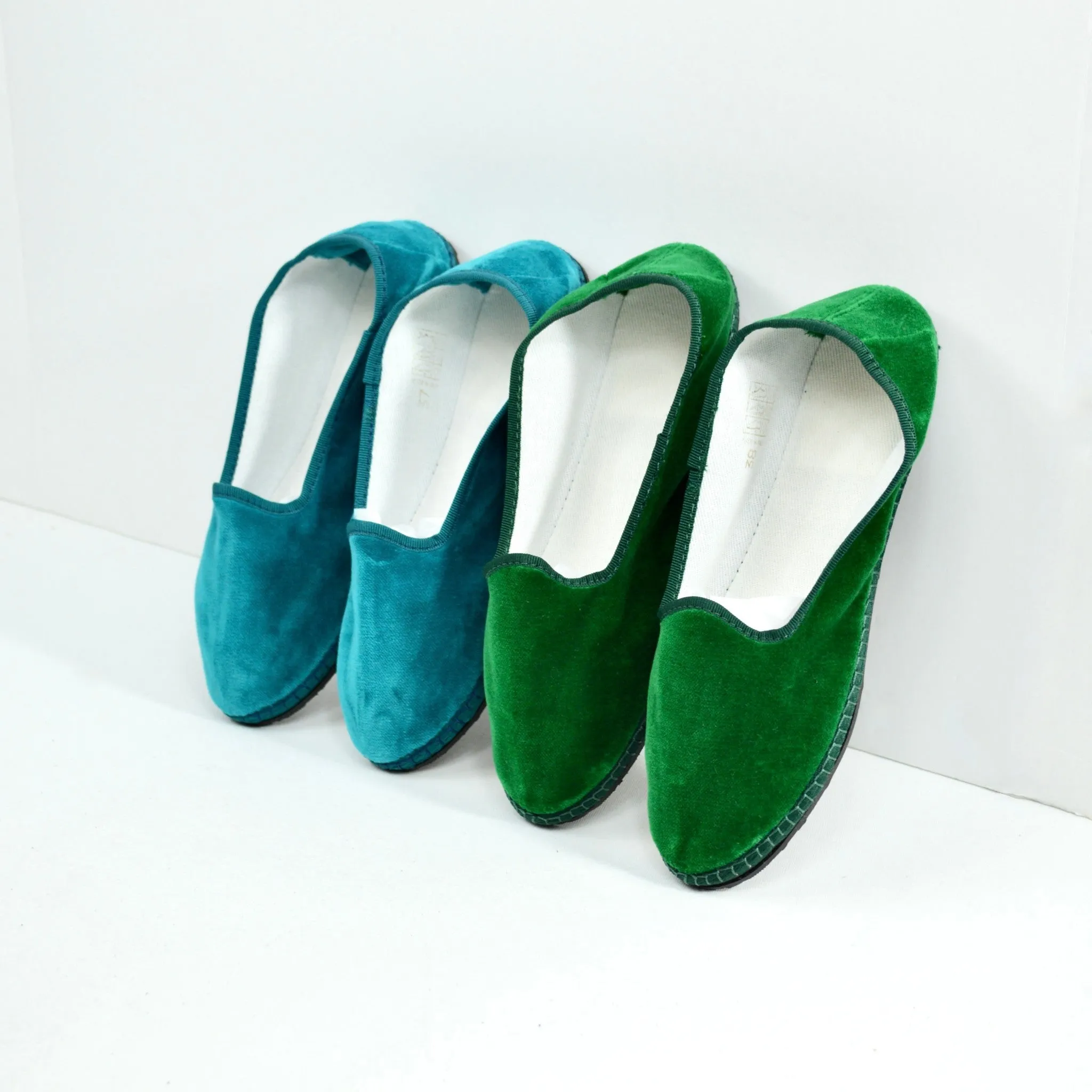 Friulane Velvet Slipper Shoes, Unisex, Made in Italy