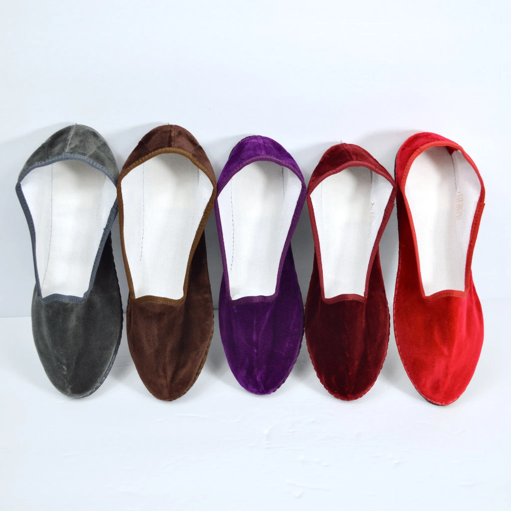 Friulane Velvet Slipper Shoes, Unisex, Made in Italy