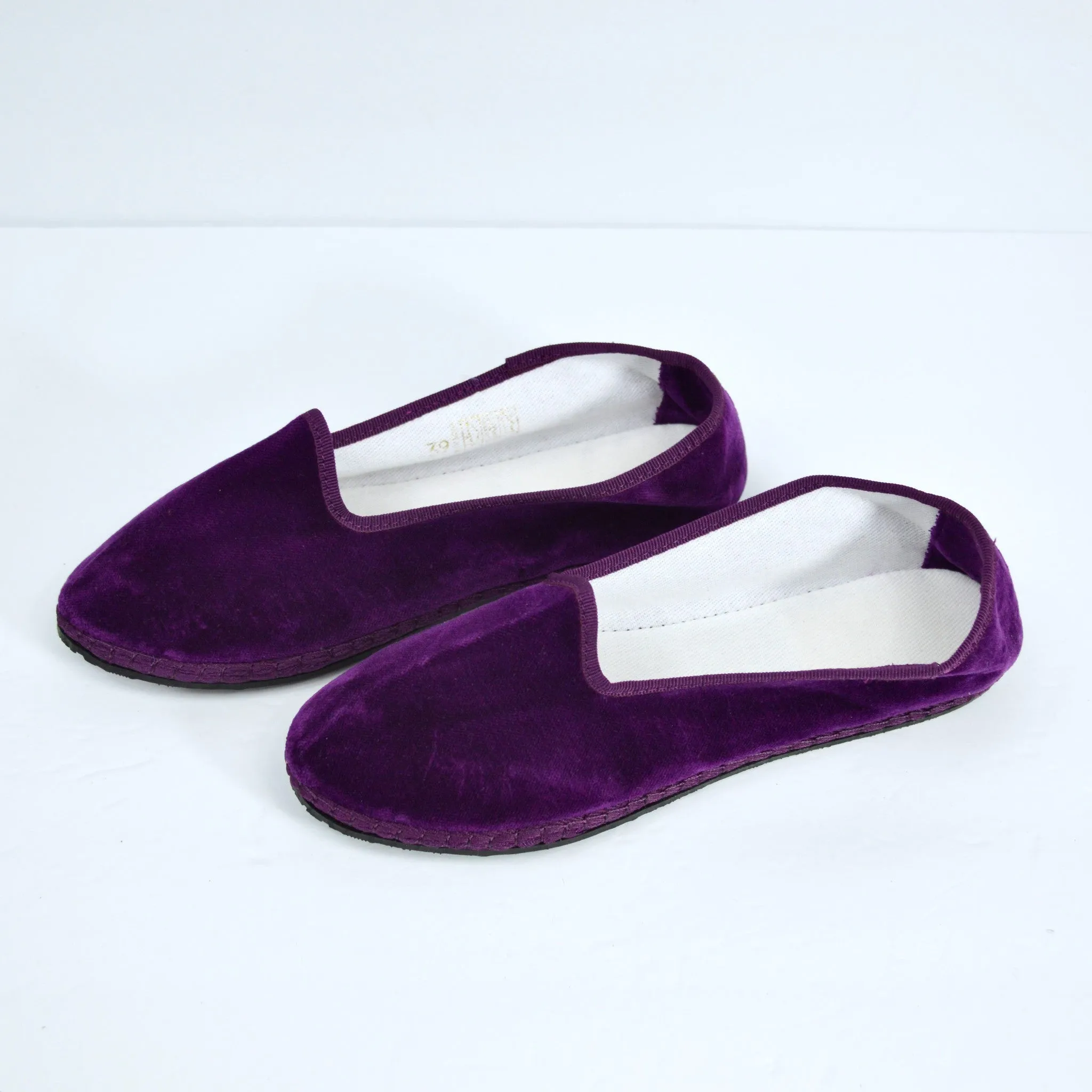 Friulane Velvet Slipper Shoes, Unisex, Made in Italy