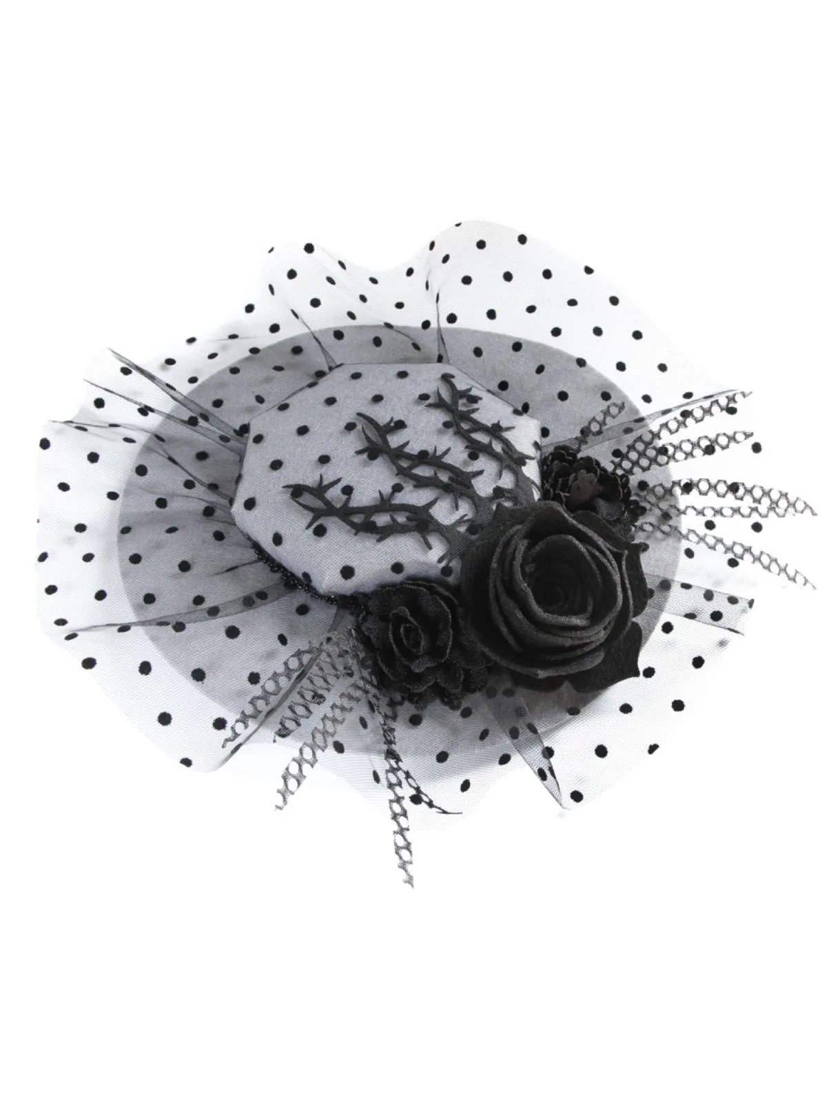 Gray Latest Halloween Lace Hat