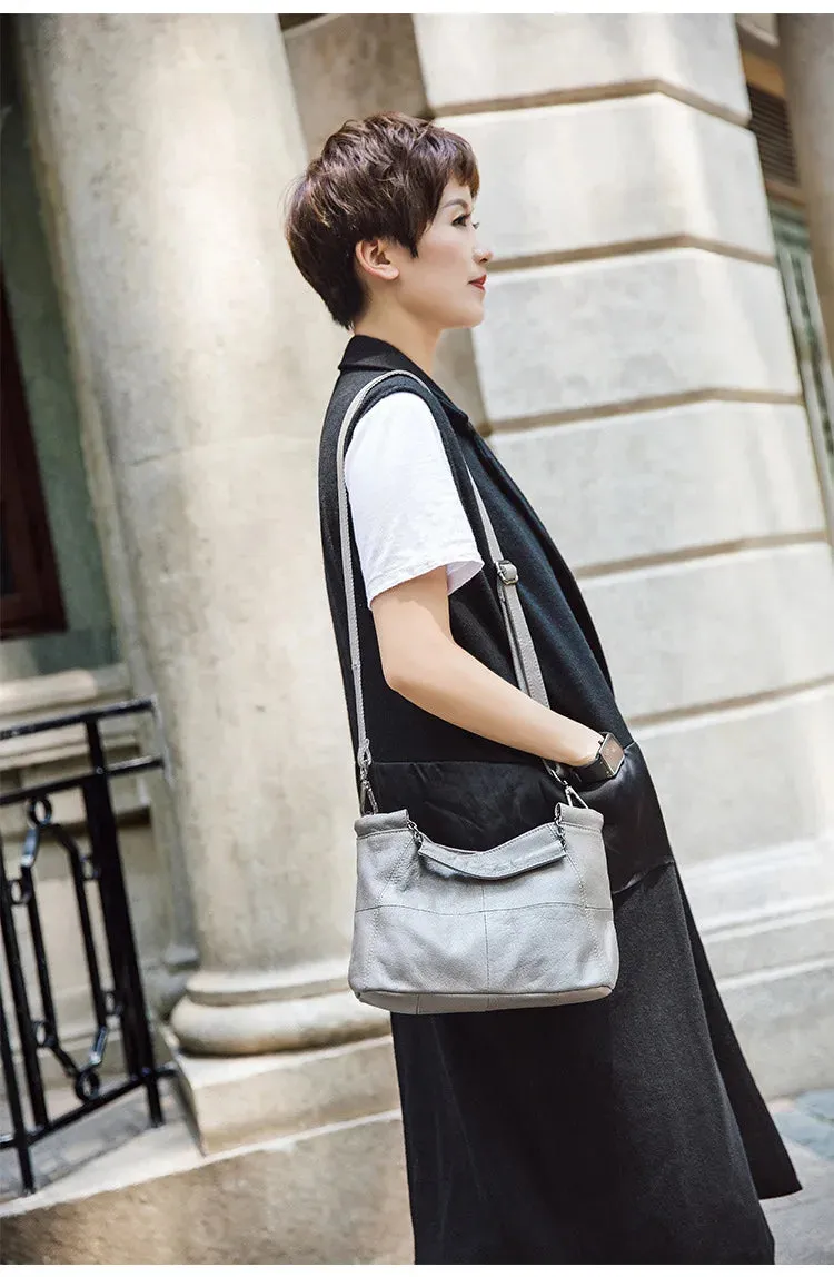 Handheld Genuine Leather Bag