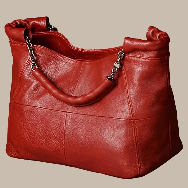 Handheld Genuine Leather Bag