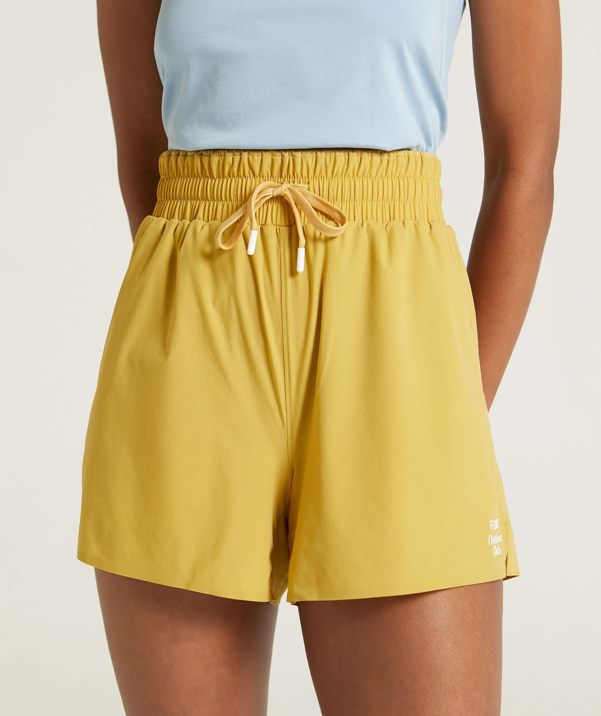 Ladies Outdoor 4 Way Stretch Shorts - Desert Clay