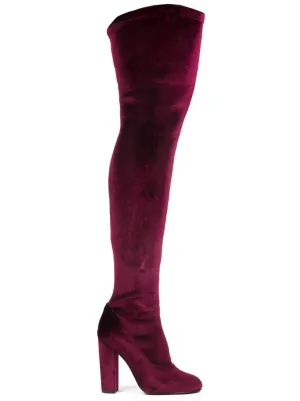 MAVEN BURGUNDY VELVET