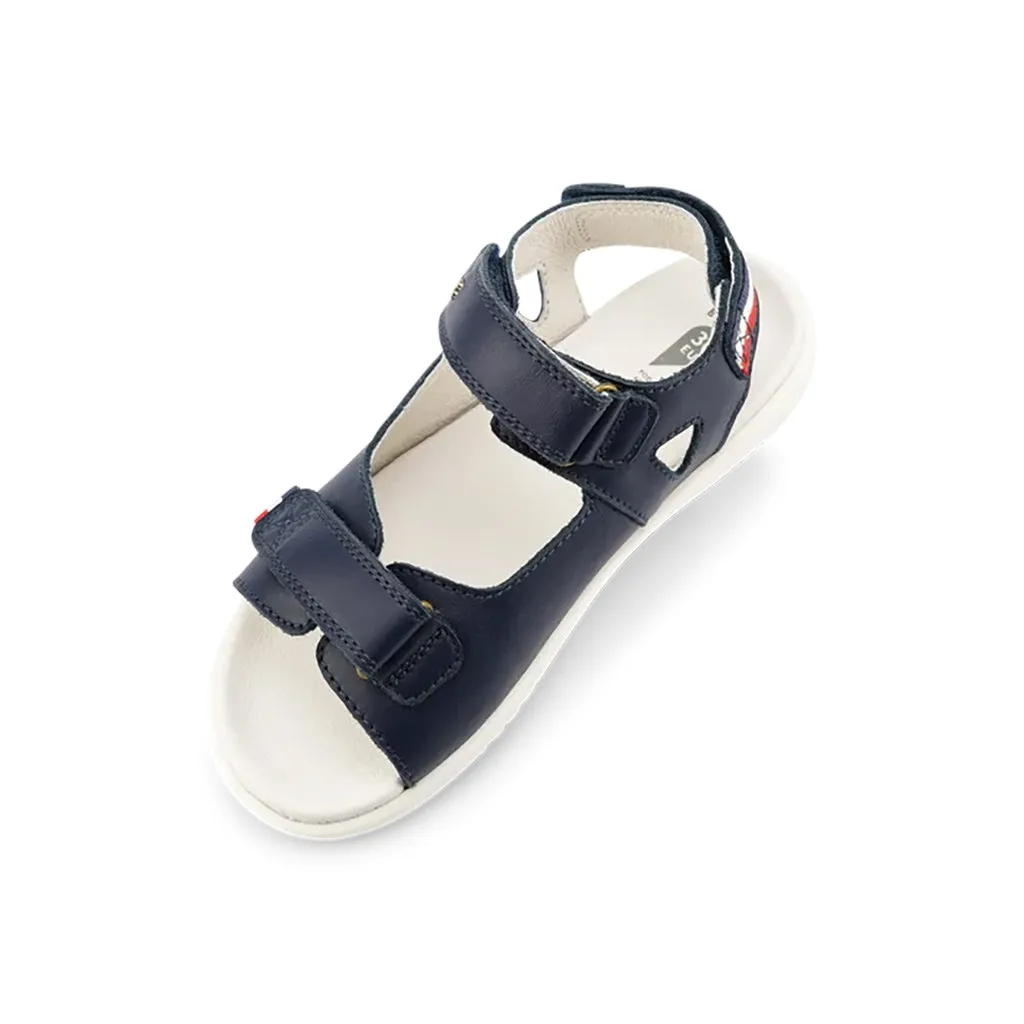 Navy Rise Sandals Step Up