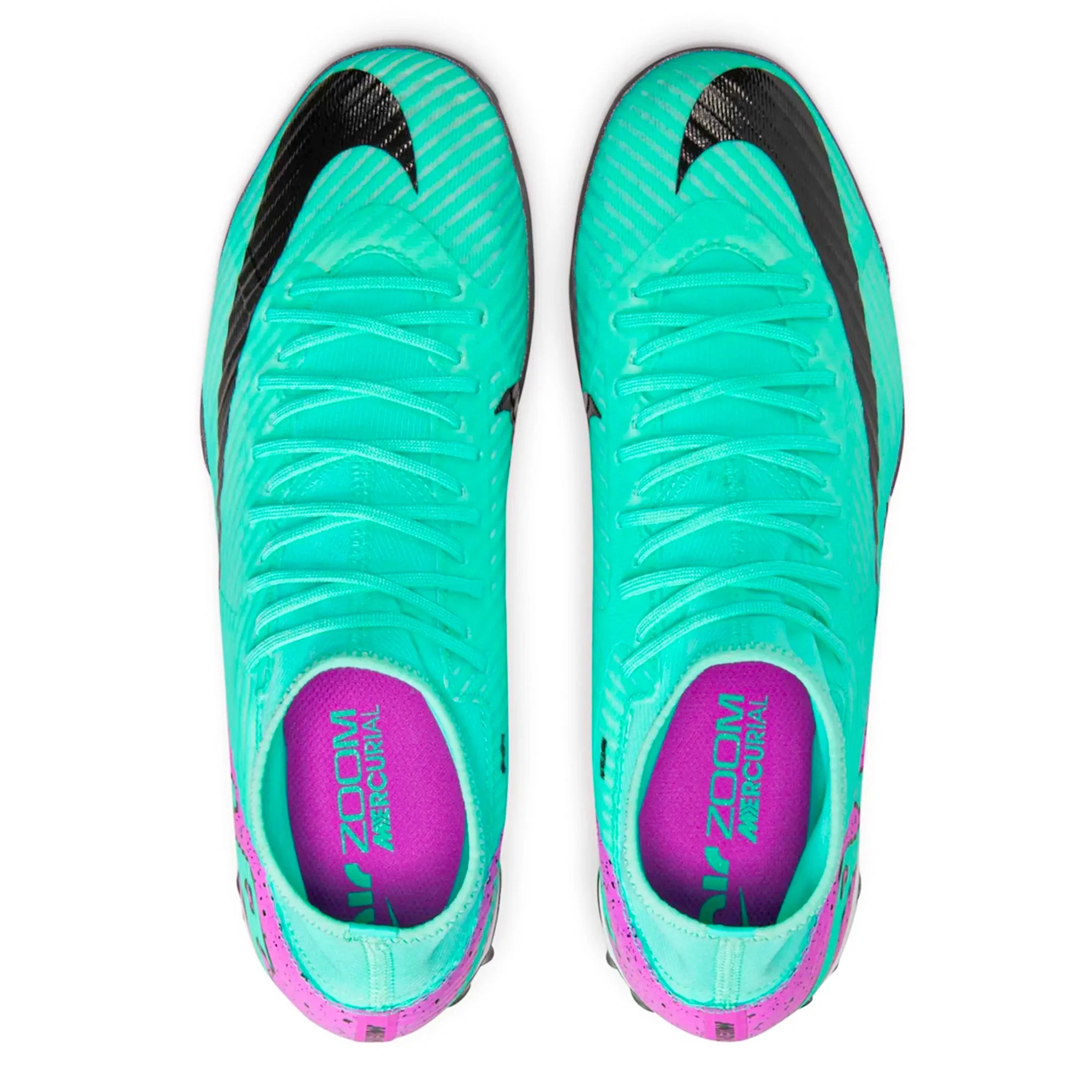 Nike Zoom Superfly 9 Academy Turf Soccer Shoes (Hyper Turquoise/Fuchsia Dream)