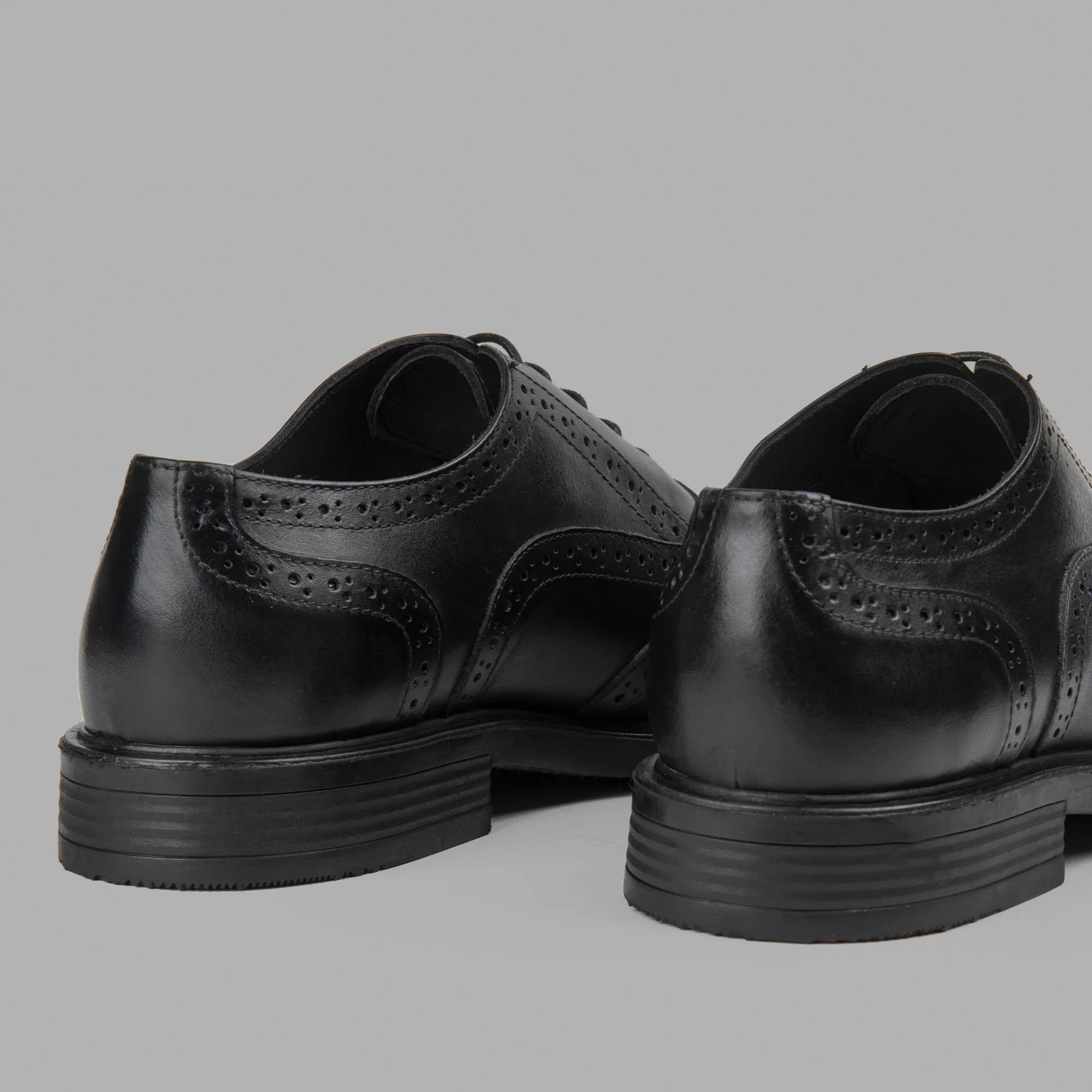 Oxford Brogue Shoes - Black