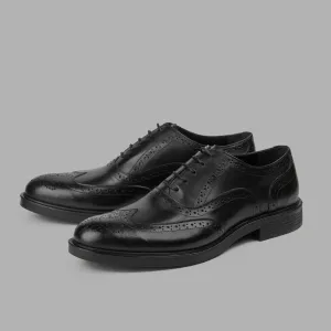 Oxford Brogue Shoes - Black