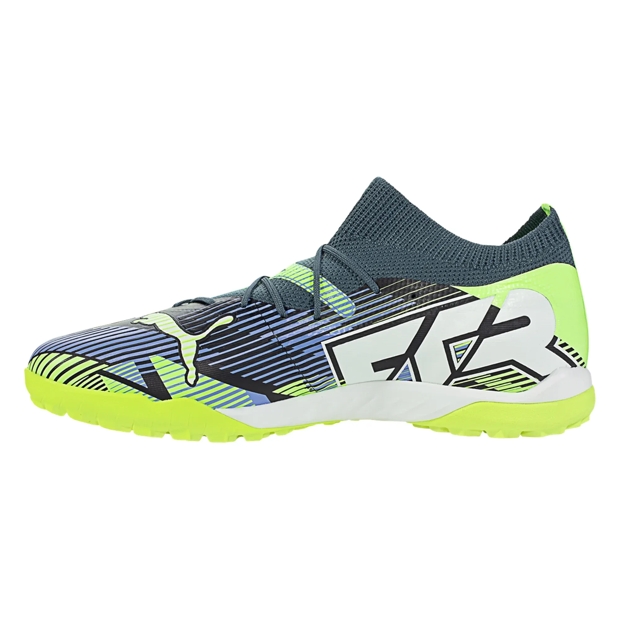 Puma Future 7 Match Turf Soccer Shoes (Gray Skies/Fizzy Apple)