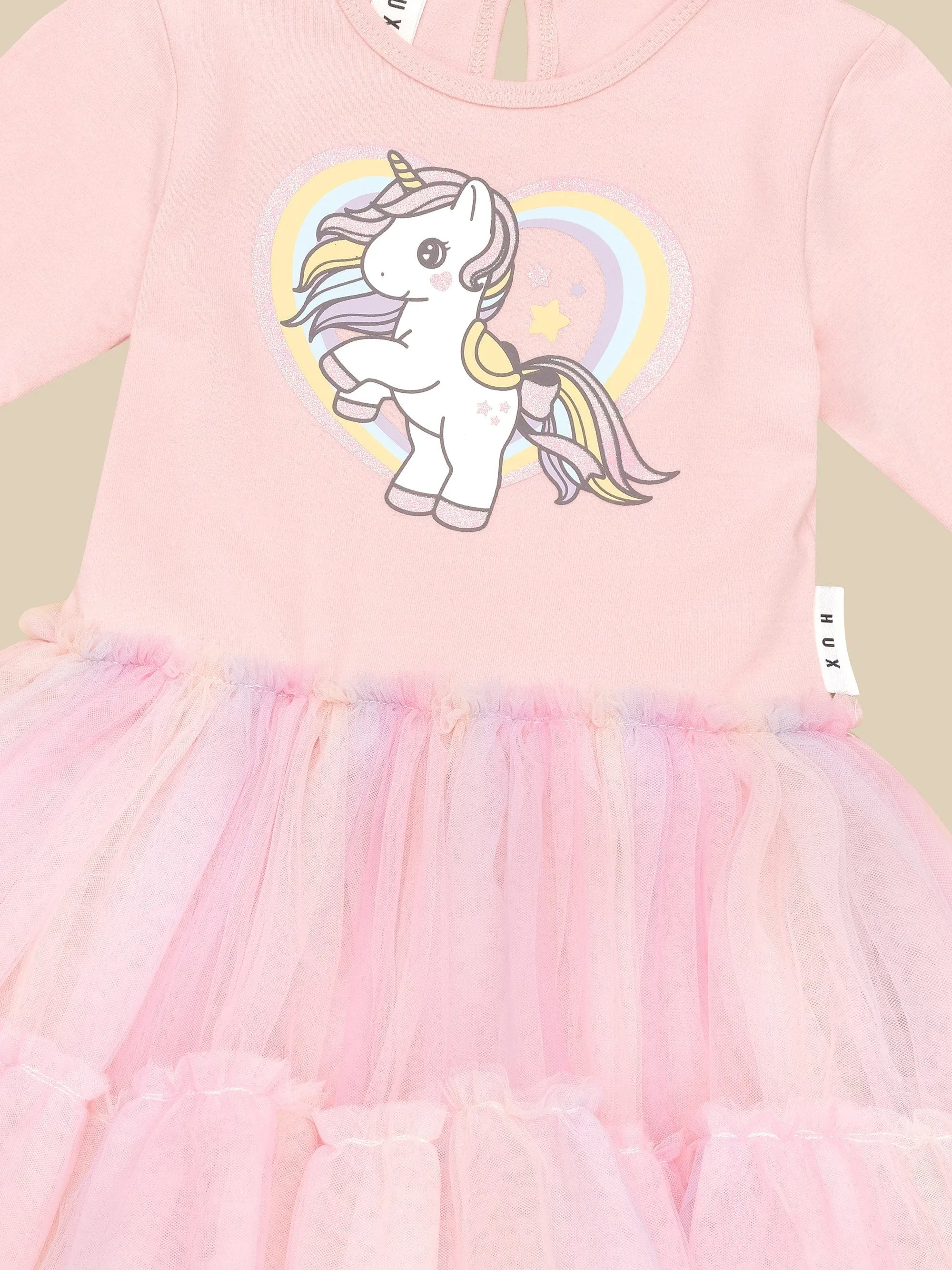 Rainbow unicorn ballet dress