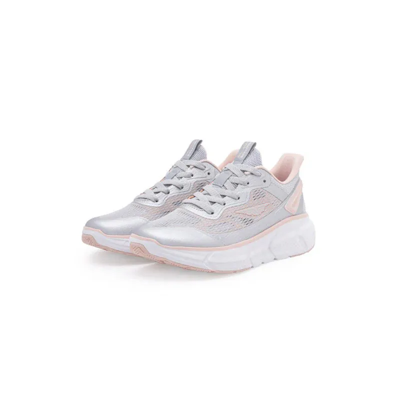 RedTape Sports Shoes for Women's- Silver/pink Lace-Up, Shape Adjustable Sports Athleisure Shoes, Perfect for Walking & Running