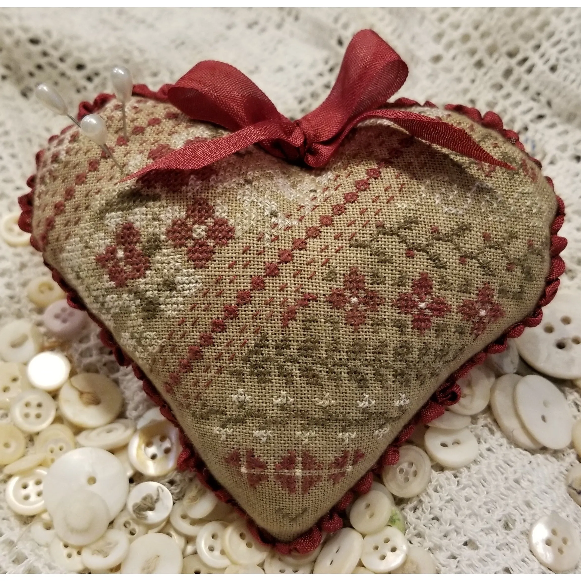 Samplers Not Forgotten | Token of Love Cross Stitch Pattern Kit