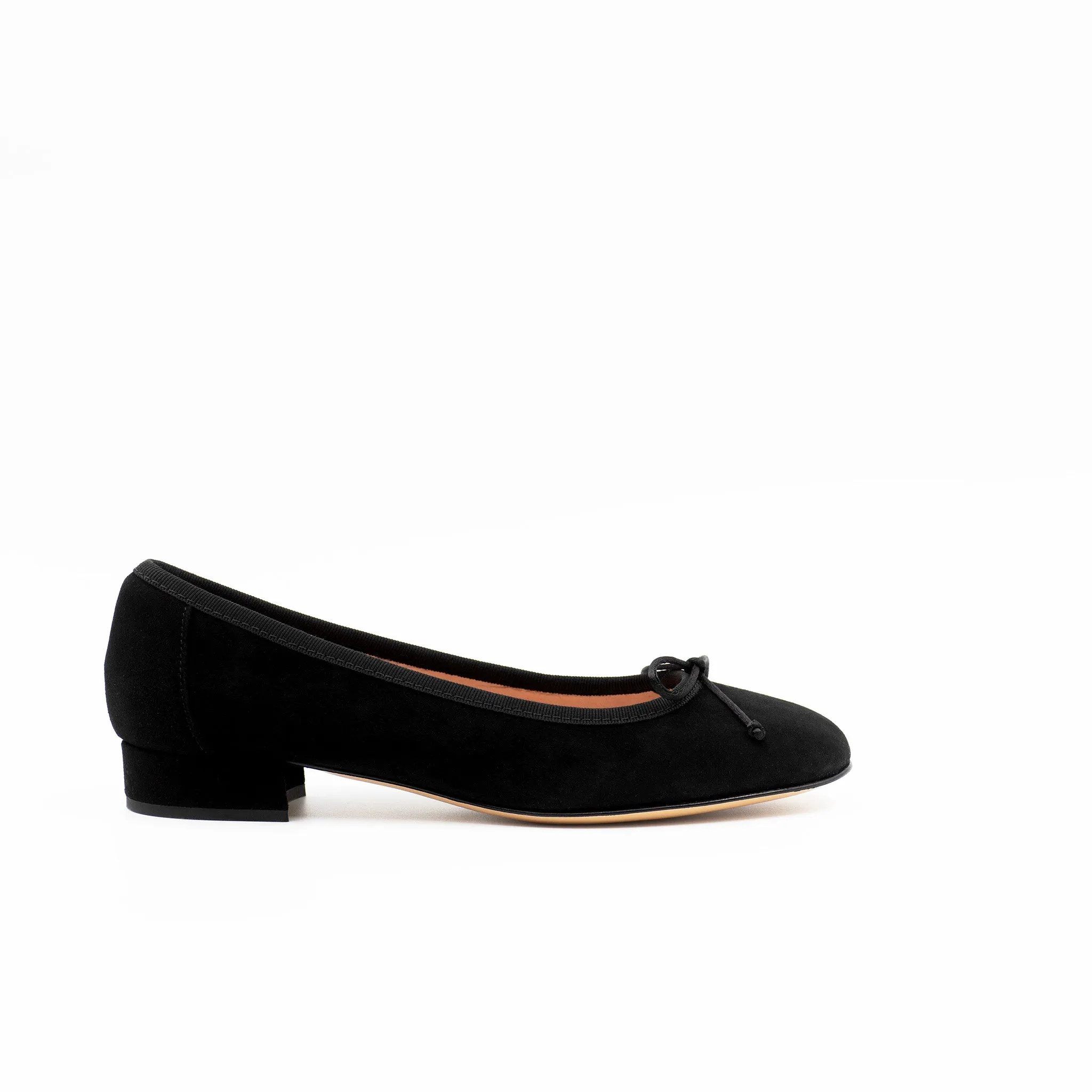 Scala ballet pumps in black suede