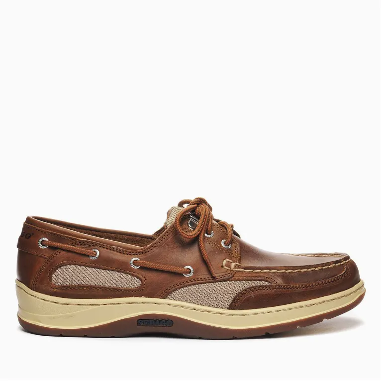 Sebago Men's Clovehitch Waxed Leather Boat Shoe