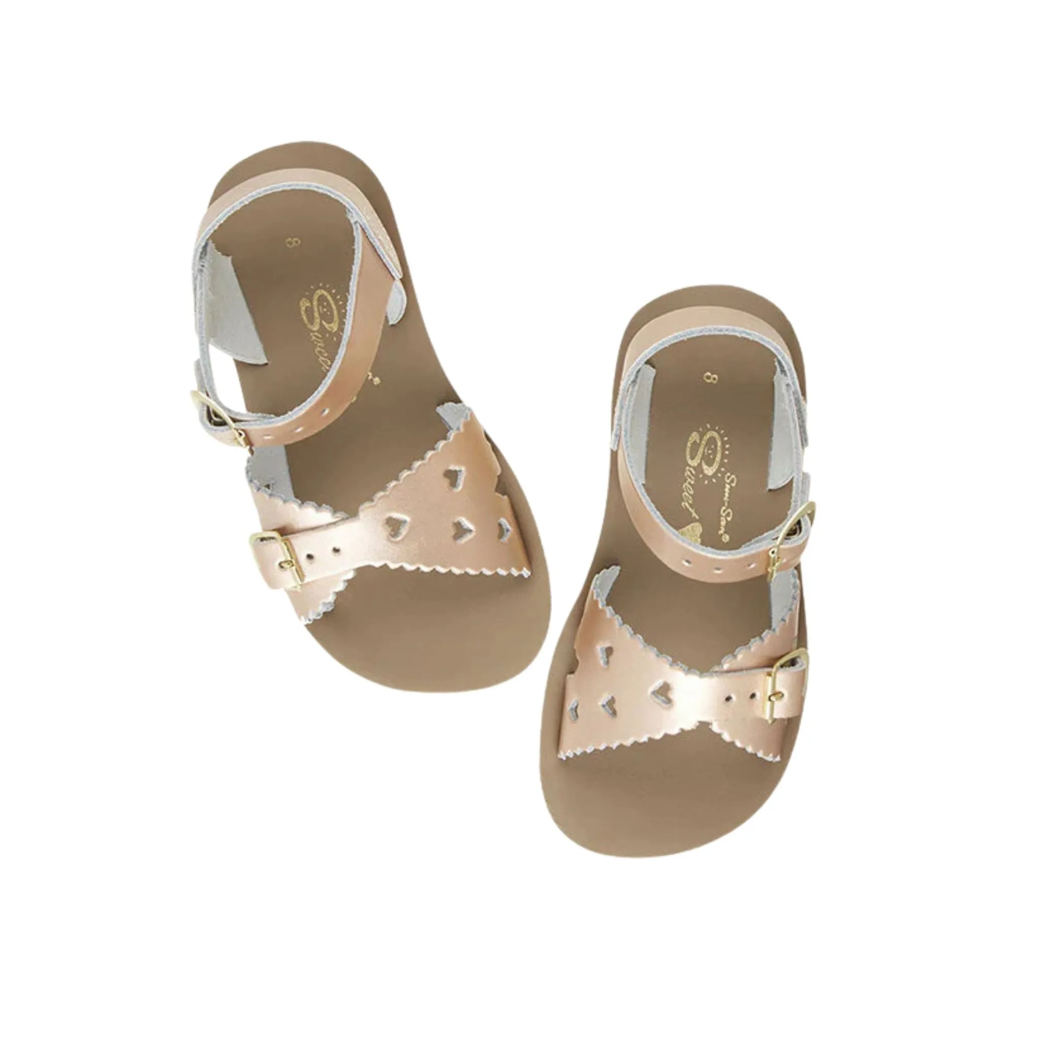 Sweetheart Sandals - Rose Gold