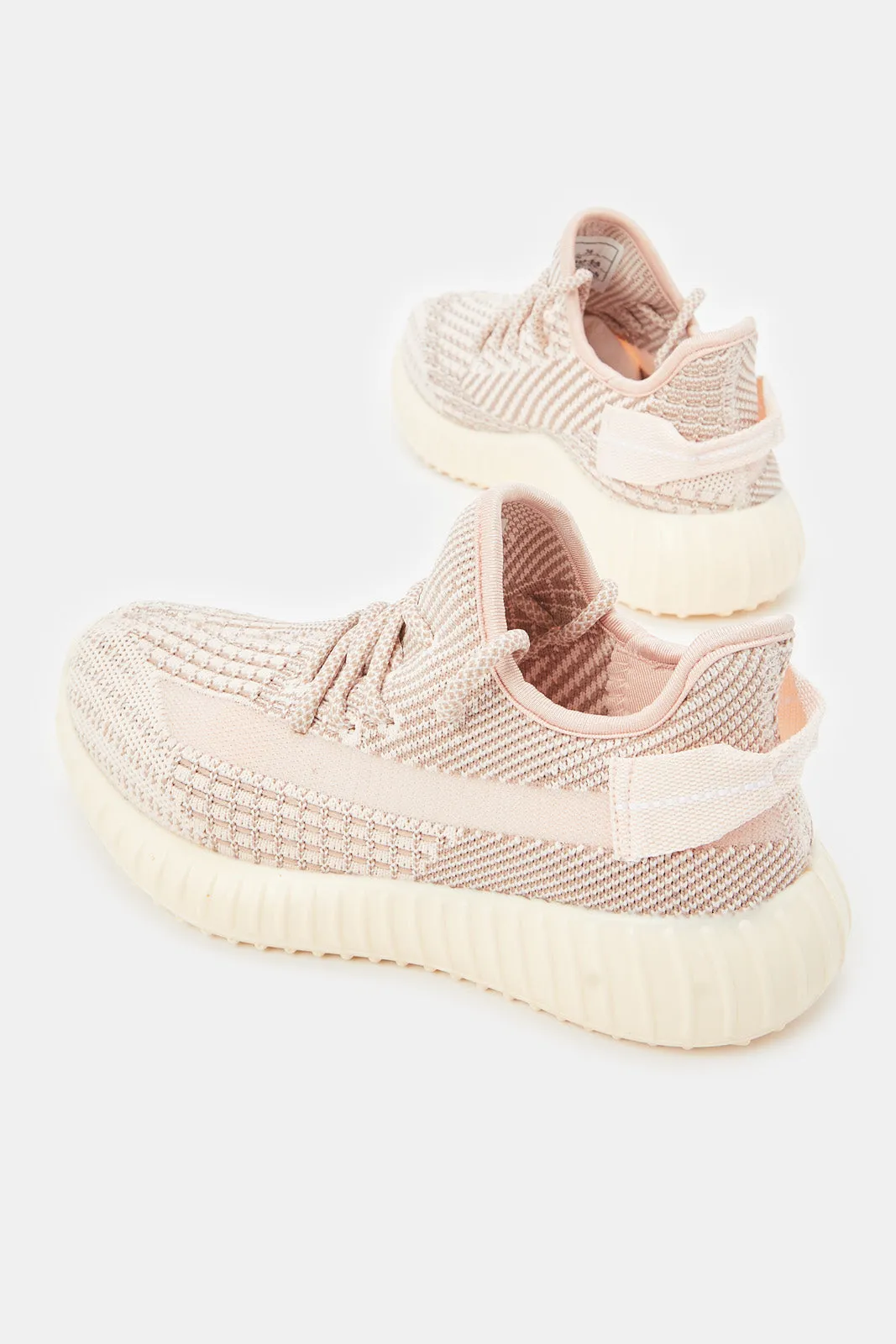 Women Pink Textured Sneaker