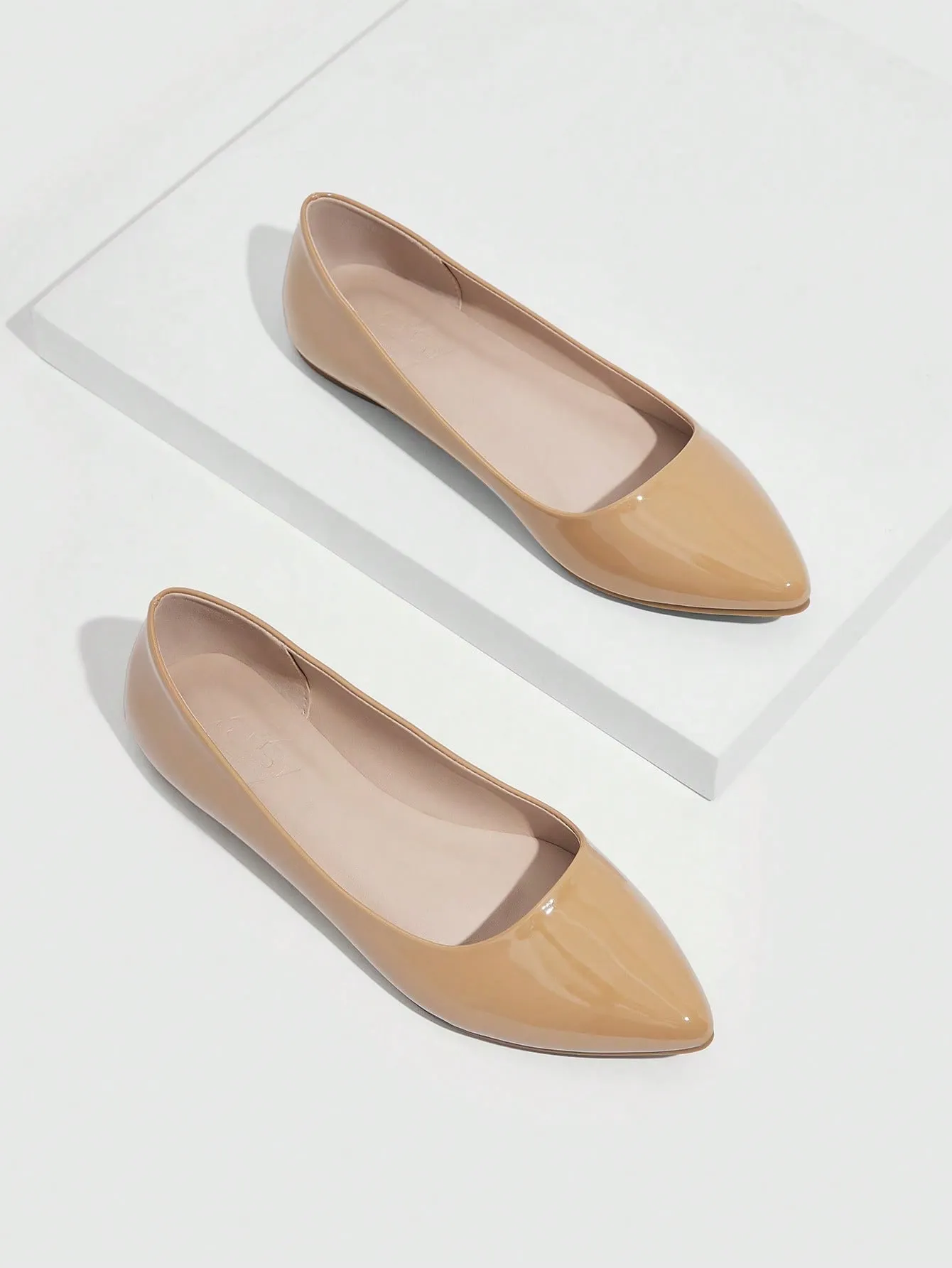 Women Point Toe Ballet Flats, Elegant Outdoor Flats